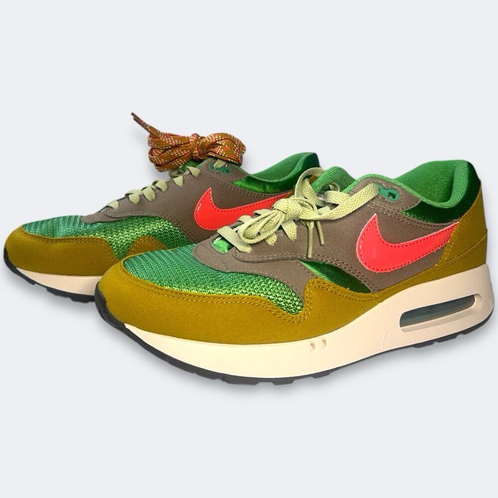 Nike Air Max 1 86 OG Big Bubble Powerwall Green Ember Mens Size 11 HF0551-300